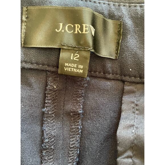 J.Crew Kate Straight High Rise Navy Dress Pants, Size 12 Style #BF-401 - Picture 3 of 5